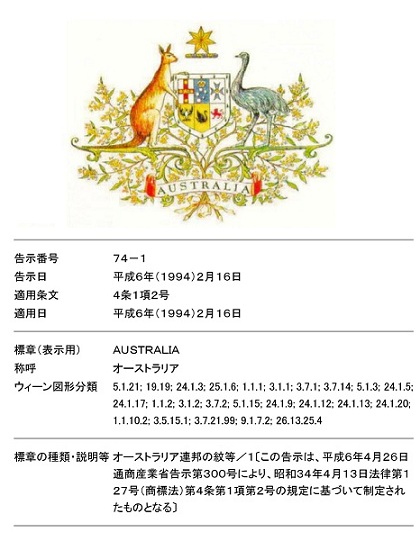 オーストラリアの商標