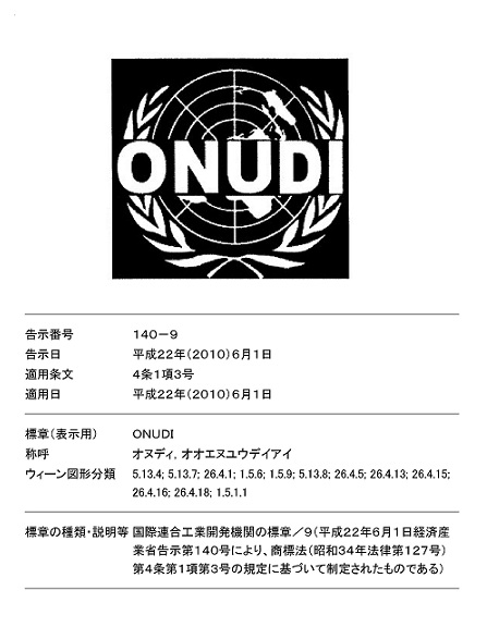 オヌディの商標