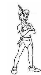 ピーターパンのイラスト